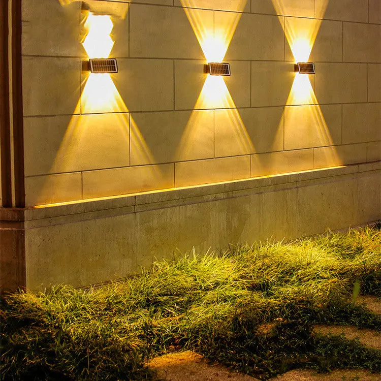 Solar Outdoor Wall Lights Waterproofing LuxeStreet Boutique