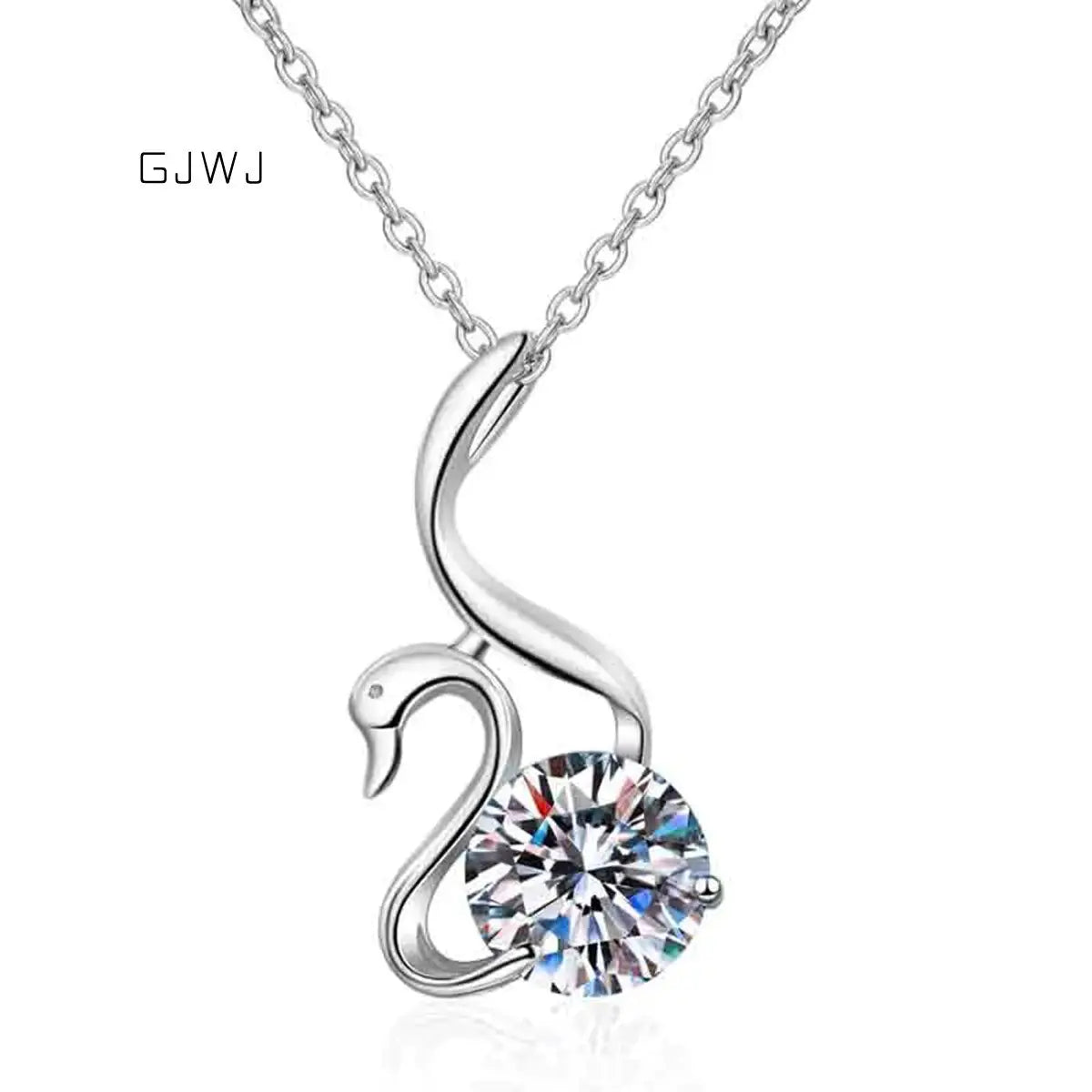 Moissanite Swan Diamond Necklace LuxeStreet Boutique