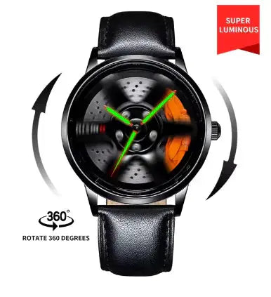 3D Real Man Watches Waterproof Rotate Watches Rim LuxeStreet Boutique