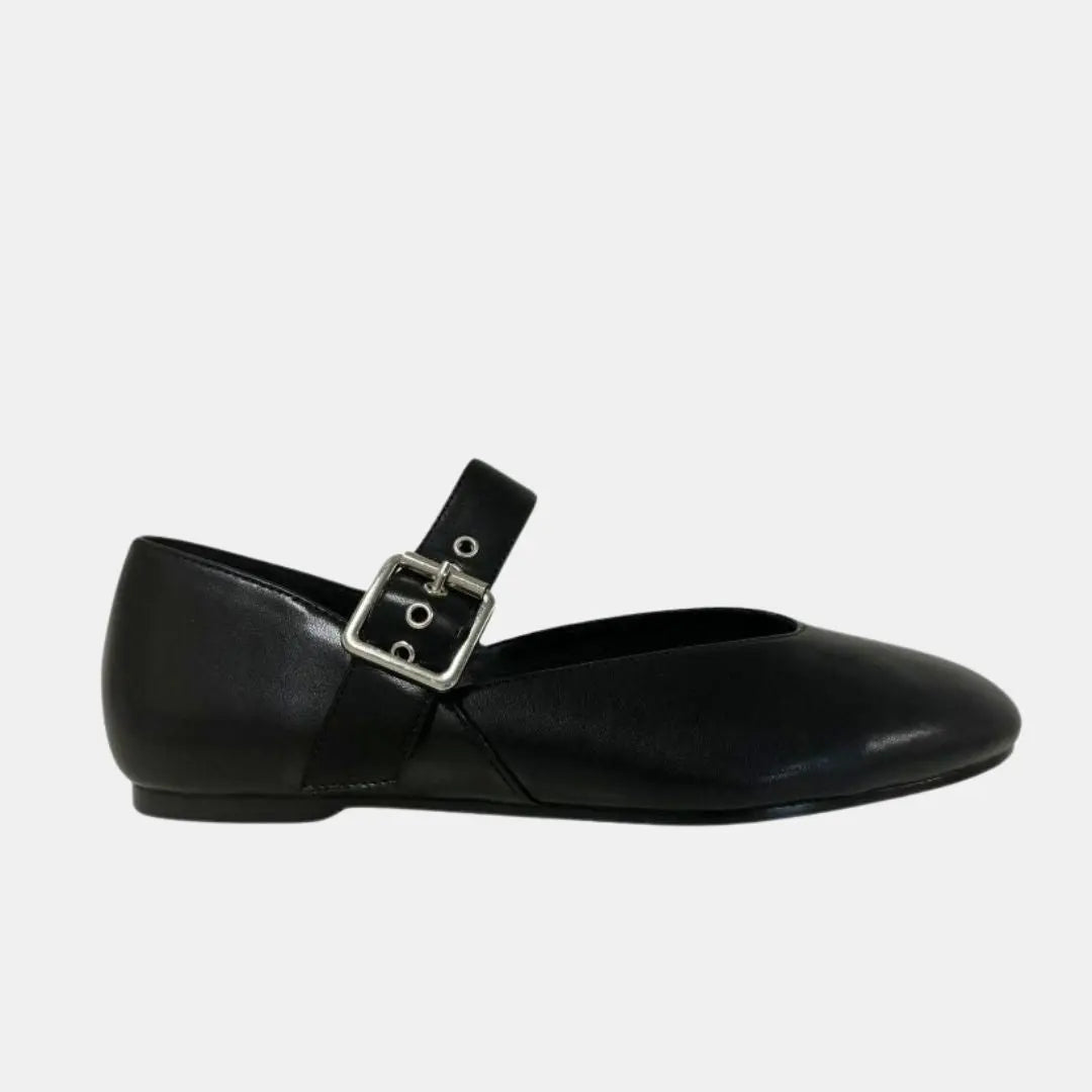 Metalic Women's Maryjane Flat MODAPASSO