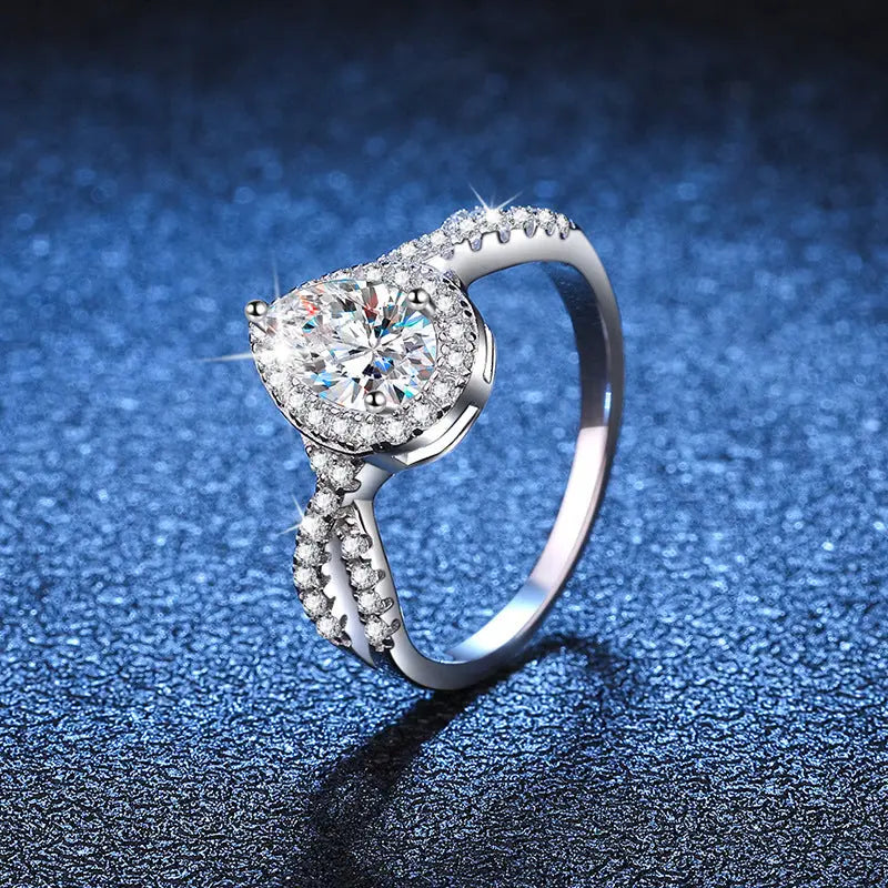 Women's Fashion Personality Moissanite Ring CJDropshipping