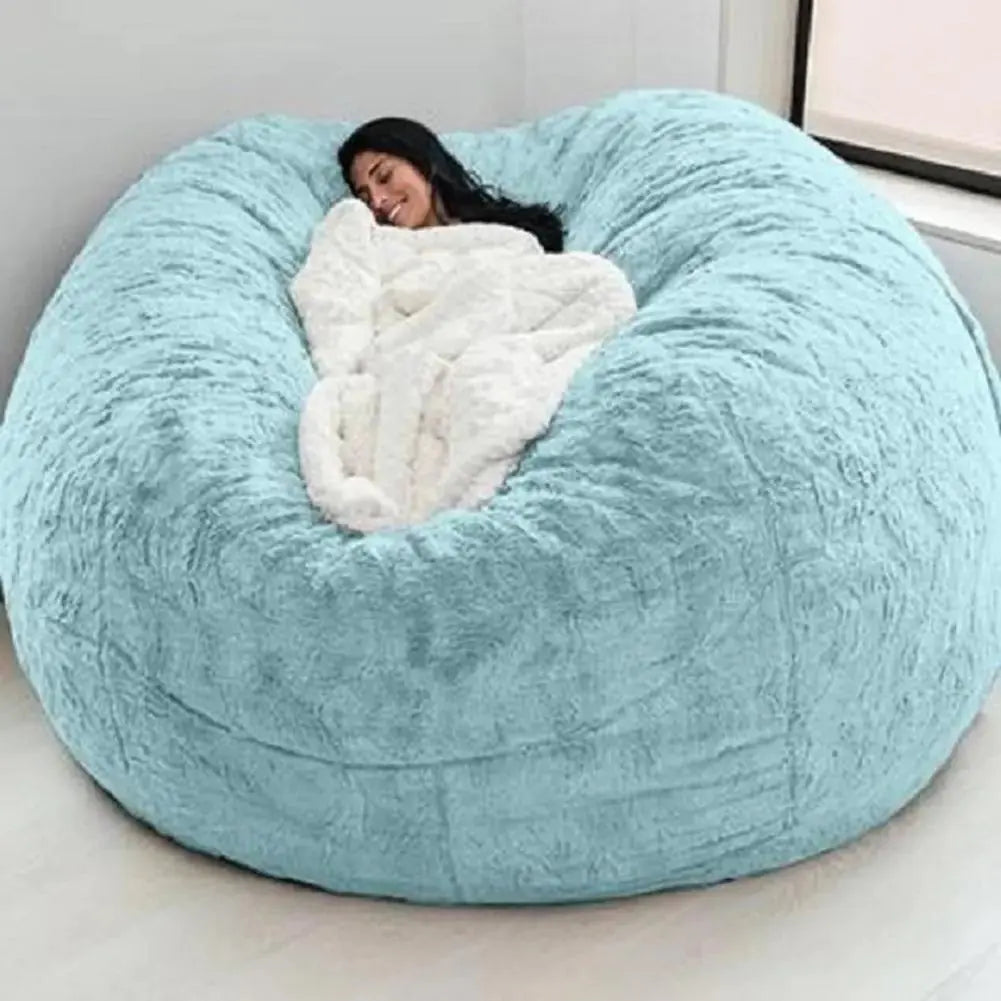 Giant Fluffy Fur Bean Bag LuxeStreet Boutique