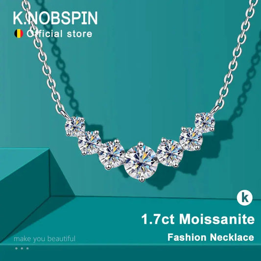 Nobspin Moissanite Necklace LuxeStreet Boutique